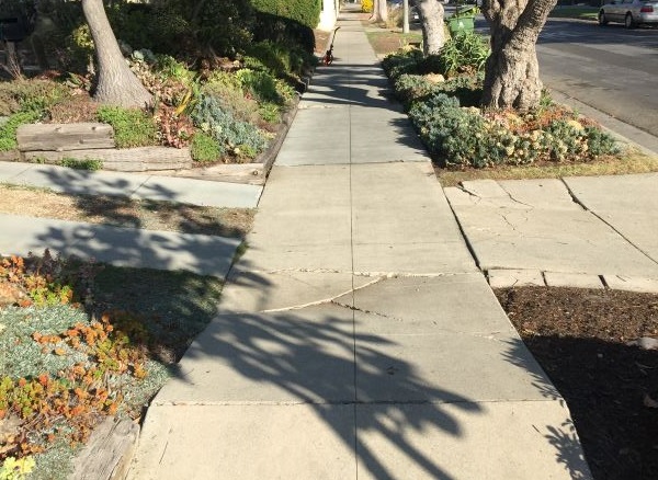 Fairfax curb ramp apron approach sidewalk repair contractor